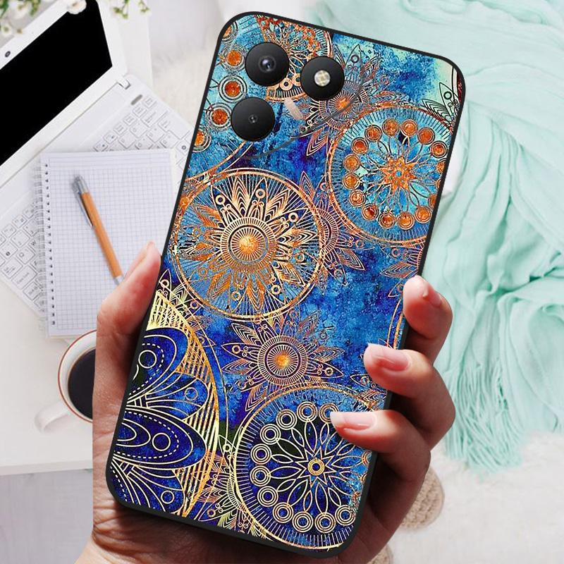 Für Tecno Pova 7 4G Hülle Pova7 LJ6 Schwarze Abdeckung Löwe Wolf Silikon Weiche Rückseitenhüllen Für Tecno Pova 7 Handyhülle Schutzhülle