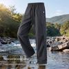 Fingercroxxit Men's Washed Cotton Straight Leg Casual Pants