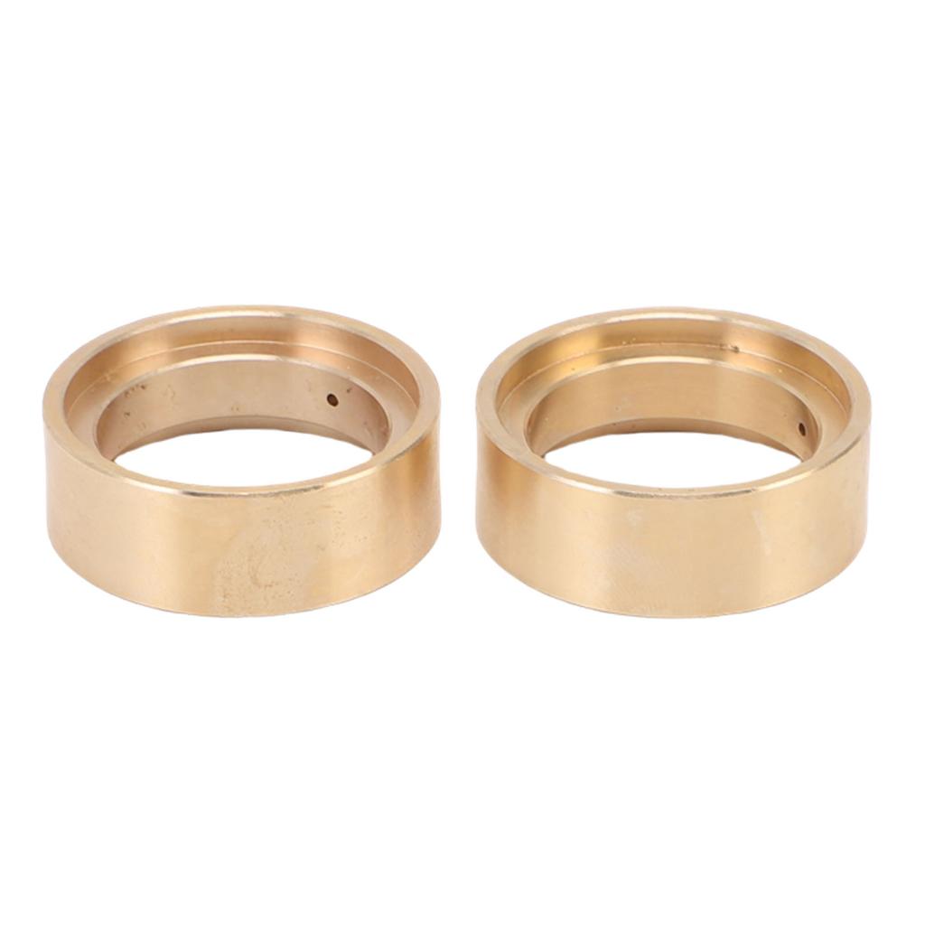 2Pcs Brass Internal Beadlock Clamp Ring Professional 1.3in 1 18 RC Car Accessories with Hole Wheel Weights for 9781 Hub