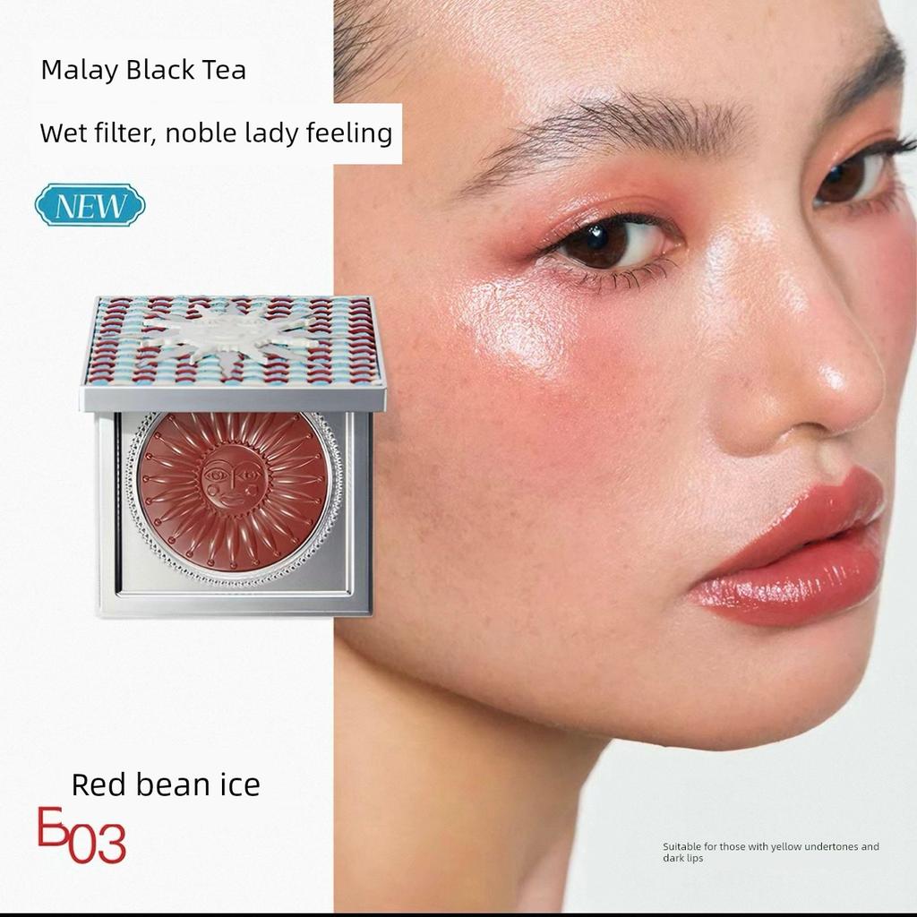 Girlcult Miaowu Blush Shimmering Black Fortune Doll Matte Highlighting Color Contouring Color Plumping Color Peach Color