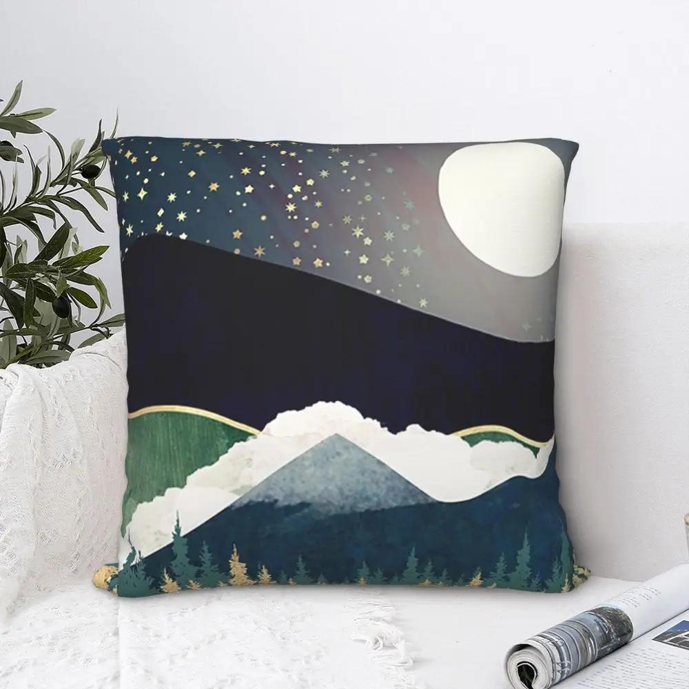 Față de pernă peisaj natural Lacul Stea Imprimeu Poliester Husă de pernă decorativă Husă de pernă decorativă Husă pentru pernă Pat Angro ''