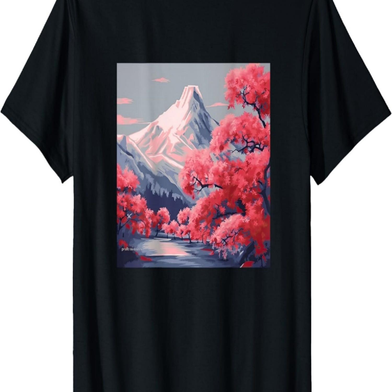 Sakura Cherry Blossoms T-Shirt(3) S