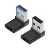 Type C Female To USB 3.0 Male Converter 10Gbps Type C To USB 3.0 90 Degrees Angled For USB C Extension Connector