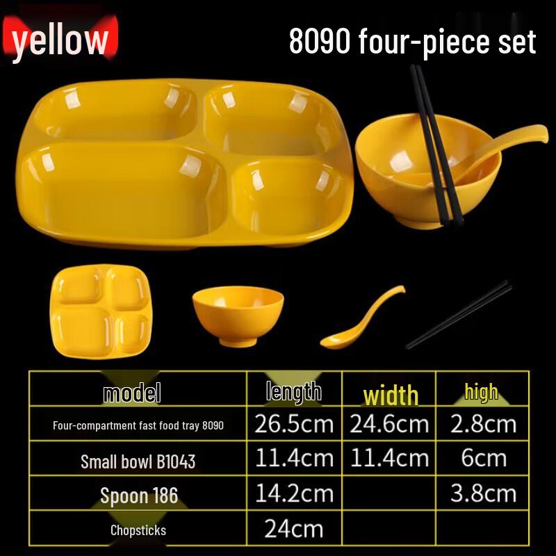 

Melamine Divided Cafeteria Tray