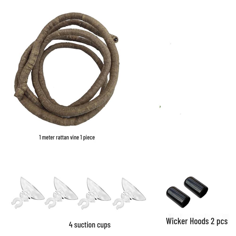 Reptile Habitat Decor: Simulation Vine with Lizard, Chameleon, Snake & Gecko Climbing Features