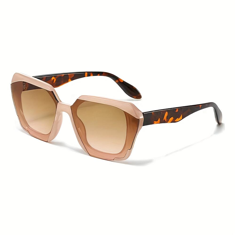 Chic Square Gradient Sunglasses Women Lightweight Green Blue Transition Fashion Accessory