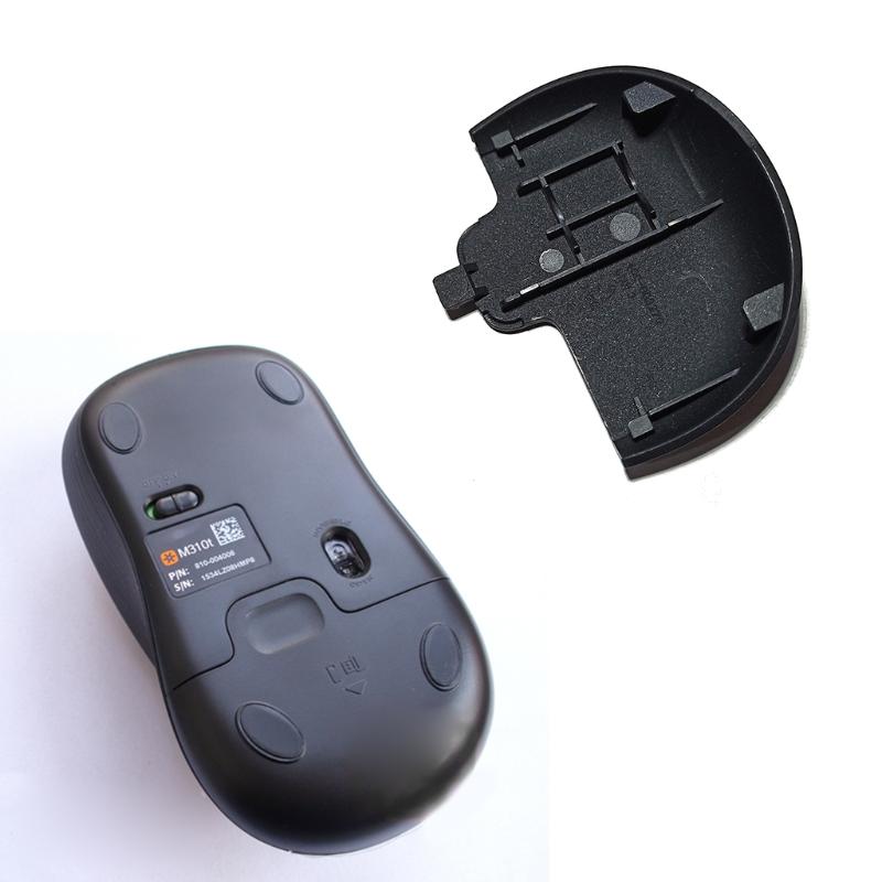 Mouse Replacement Accessories Logitech M310 M310t Mouse Battery Case Cover Black Mice Battery Case Shell
