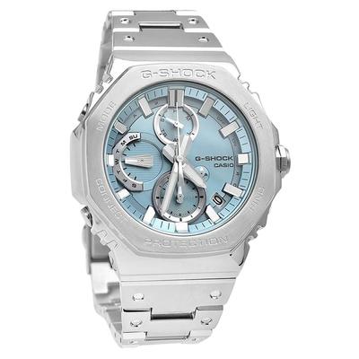 G-Shock Vollmetall Analog Chronograph Smartphone Link Eisblaues Zifferblatt Robuste Solar GMC-B2100AD-2A 200M Herrenuhr