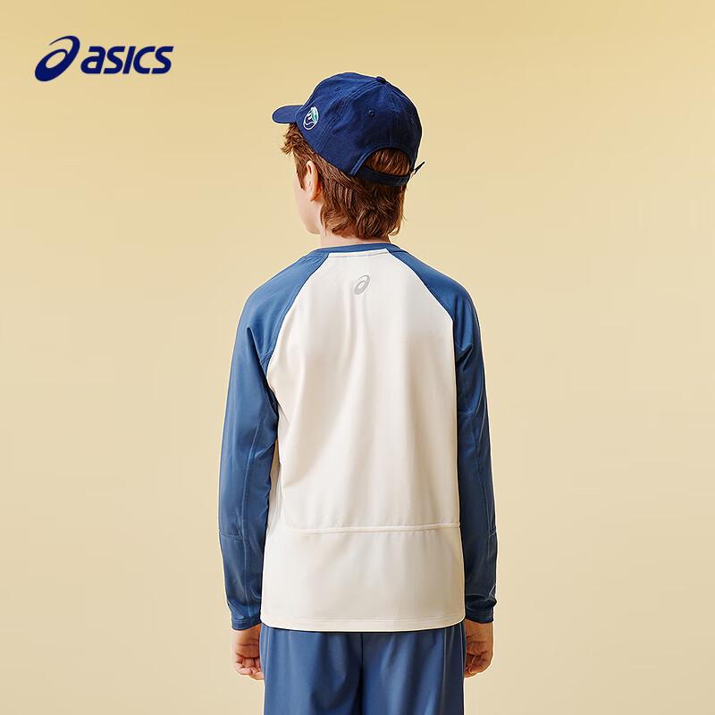 Asics Kids' Quick Dry Color Block Long Sleeve T-Shirt