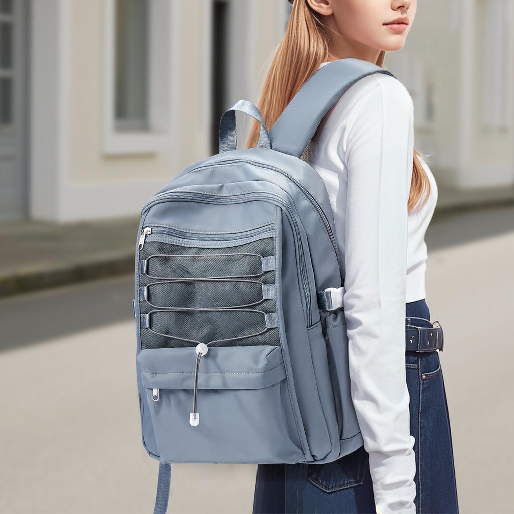 Unisex Lightweight Students School Backpack, Large Capacity Multiple Compartments College Laptop Travel Backpack, Teens Bookbag