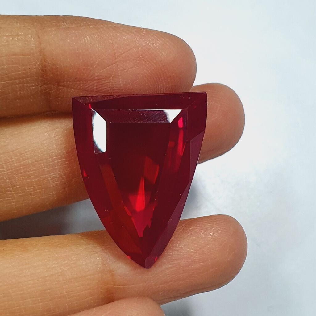 Natural Red Ruby 44 Ct Certified Fancy Mozambique Loose Gemstone A069 p592
