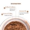 mCaffeine Exfoliating Coffee Body Scrub Powder Jar for Tan Removal Soft Smooth Skin 100Gm