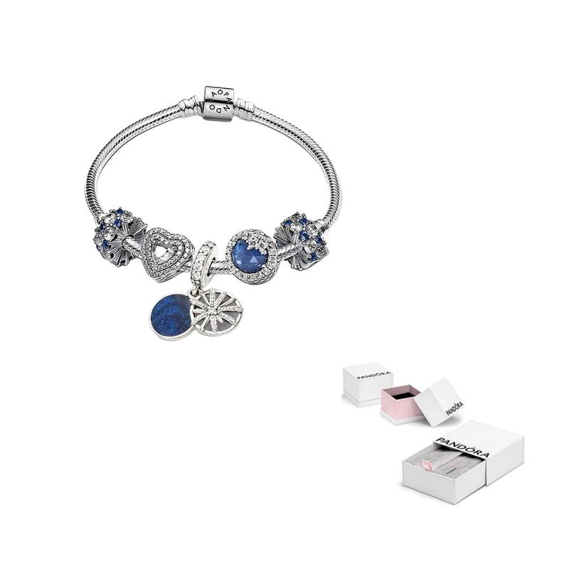Pandora 925 Sterling Silver Bracelets Women's Silver ZT1005