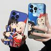 L-Lycoris Recoil Chisato Takina Phone Case For iPhone 15,14,13,12,11 Plus,Pro,Max,XR,XS,X,7,8 Plus,SE,Mini Soft Black Cover