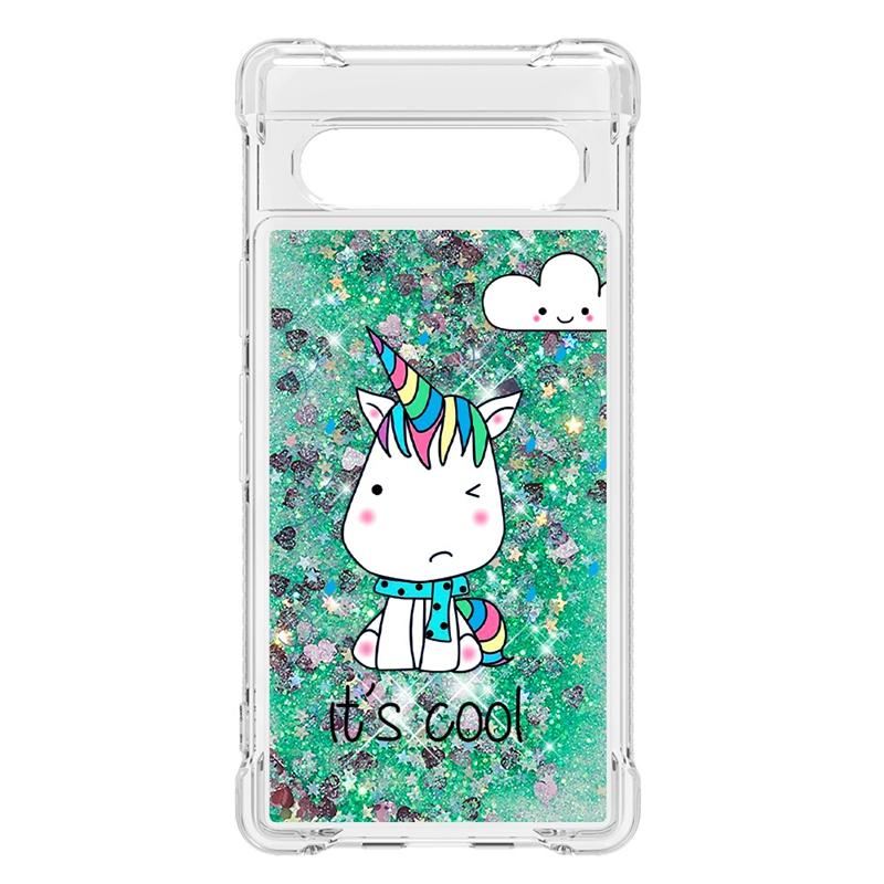 Custodia per Pixel 7A su Per Funda Google Pixel 7A Cover Custodia Glitter Dinamica Liquida Per Google Pixel7A 7 A GHL1X GWKK3 Custodia per Telefono Coque