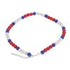 Baseball Necklace Rhinestone Unisex Baseballer Inspired Colorful Beaded Necklace for Baseball
