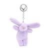 [Qiubaoll] Cute Mini Rabbit Keychain, Stuffed Rabbit, Fluffy Bag Charm, Bag Decoration, Stylish Birthday Present, Gift