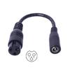 5.5x2.1mm Female To 5.5x2.5mm/8.0x1.6mm Male Conversion Cable Cord DC5521 To C13/XLR/M16/12 for LED Light Fan