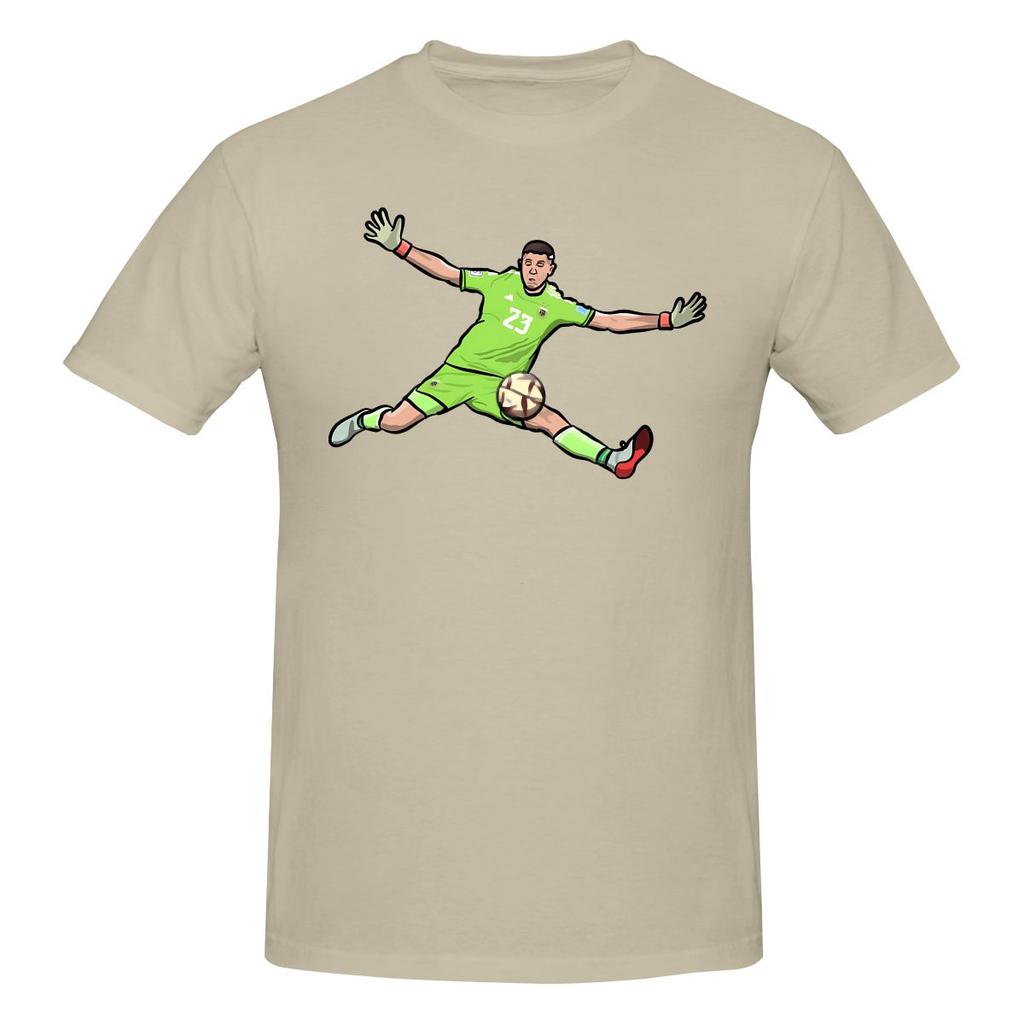 Dibu Martinez Dibu Martinez Emi Dibu Martinez Vielseitiges T-Shirt Basic für den Weg zur Arbeit Dreidimensionale Druck-T-Shirt Unisex