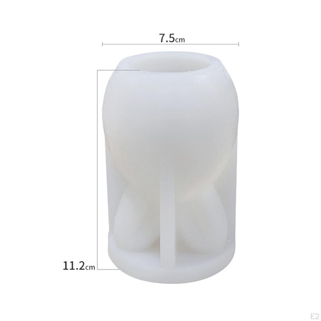 3D Rabbit Candle Silicone Model Epoxy Casting Making Clay Crafts Handmade Candles DIY Desktop