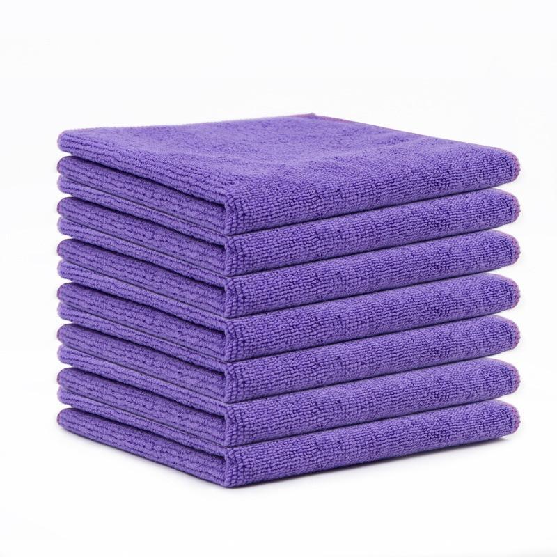 5Pcs 30x30cm Square Water Absorbing Kitchen Dishwashing Towels Household Car Cleaning Cloth Multifunctional Rag
