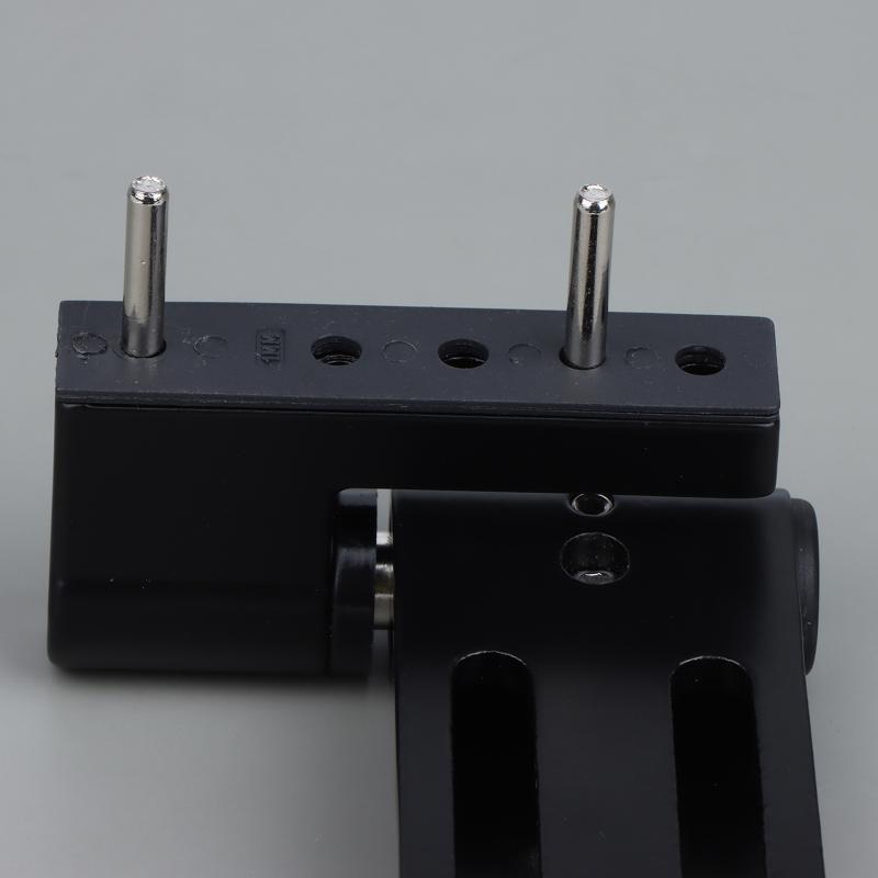Adjustable Door Flag Hinge Triad with Aluminium Buffer for Double Glazing Doors