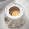 Keramik Ätherisches Öl Brenner Teelichthalter Löffel Aromatherapie Diffusor Stövchen Set für Wohnzimmer Schlafzimmer Dekorationen