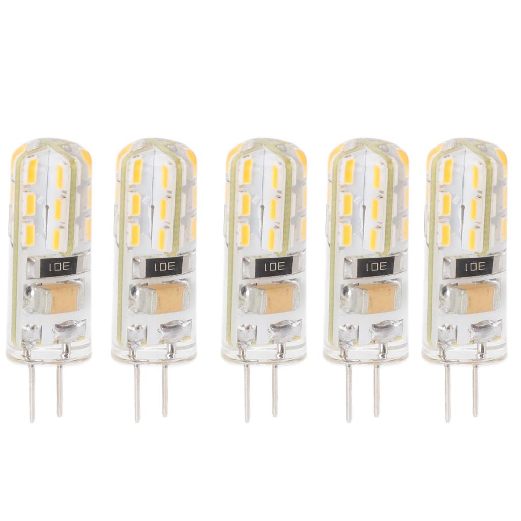 10pcs G4 LED Bulb Double Feet Base 1.5W AC110V 110LM Silicone Light Bulb for Landscape Lighting