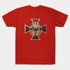 Cool Design 1870 War Prussian King Battle Flag Iron Cross Medal Printed Mens TShirt Summer Cotton Short Sleeve ONeck T Shirt