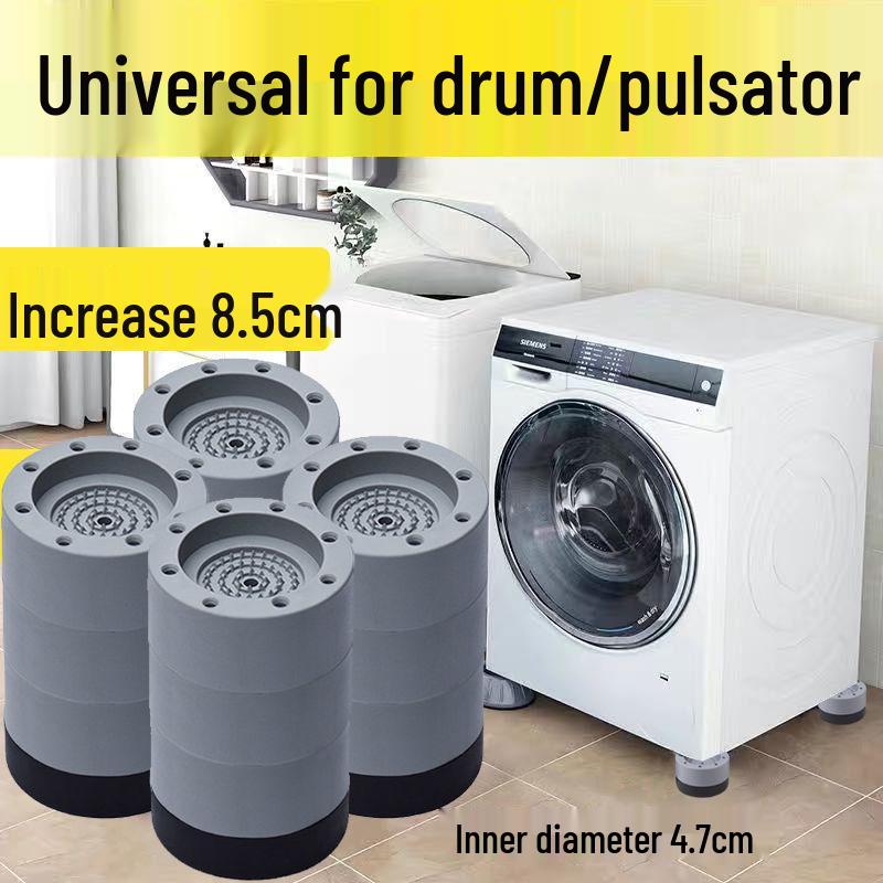 Washing Machine & Refrigerator Anti-Slip, Shock-Absorbing, Heightened Foot Pads