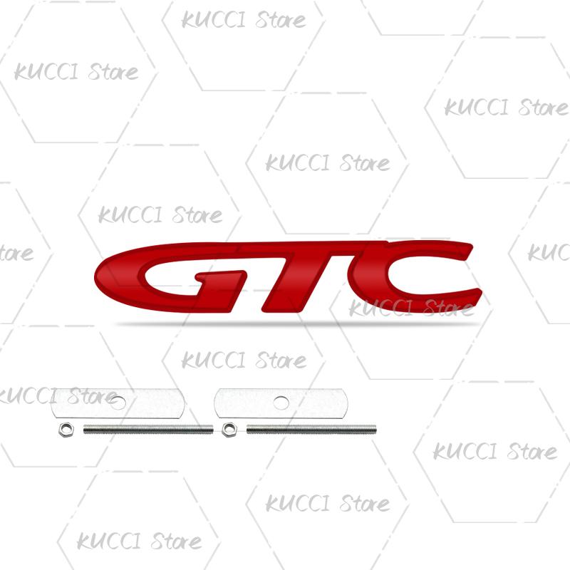 Lydinio Metalas GTC Grotelių Emblema Galinės Bagažinės Ženklelis Lipdukas Vauxhall Opel Corsa Rocks Vectra Zafira Mokka Meriva Insignia Astra