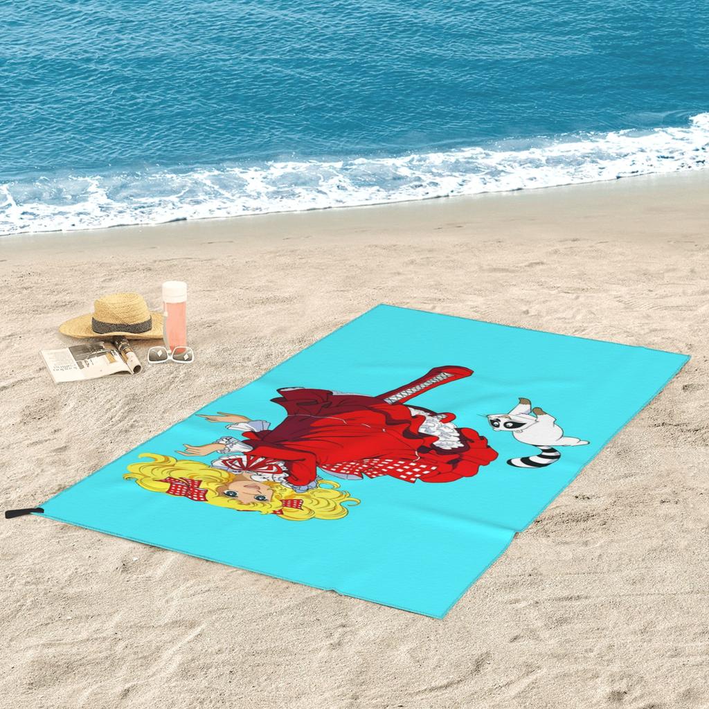 Candy Candy Snow Capucin Beach Towel Soft Microfiber Quick Dry Absorbent Quick Towels For Bath