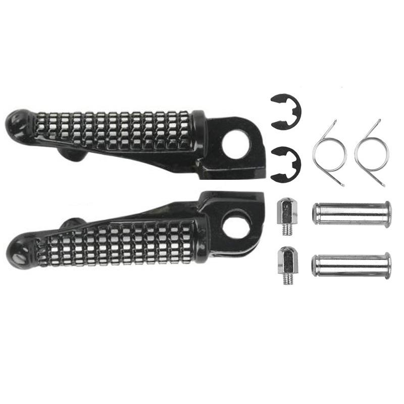 

Передние подножки для мотоцикла Kawasaki NINJA ZX6R ZX636 ZX9R ZX10R ZX12R 250R EX250 ER6N ER6F ER6 650R EX650 GTR1400 чёрный