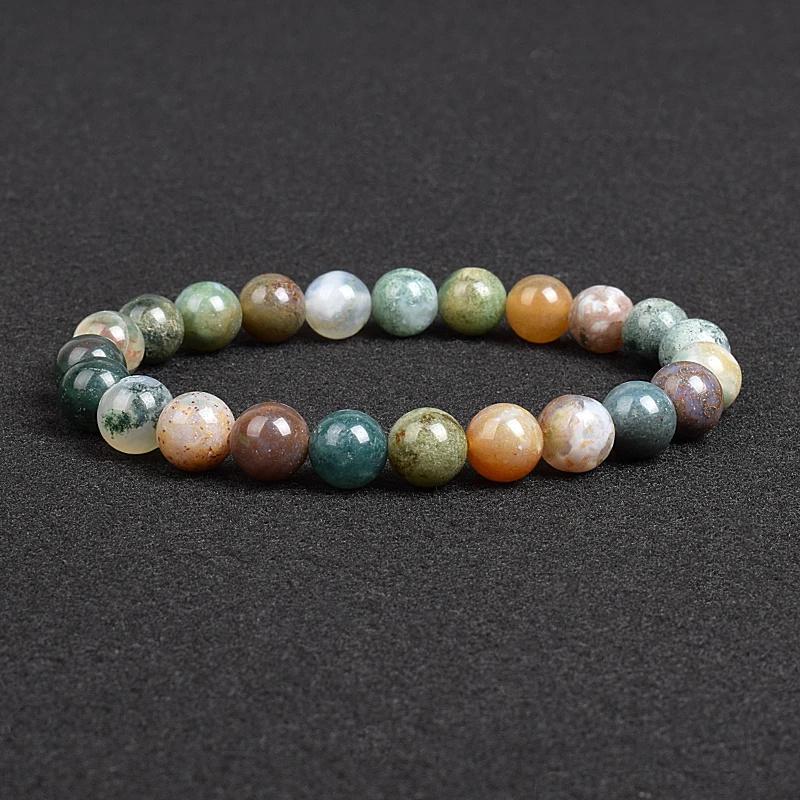 

Браслет из натурального камня, апатит, лазурит, агат, кристалл, тигровый глаз, высококачественные бусины из драгоценных камней, браслет для мужчин, ювелирные изделия