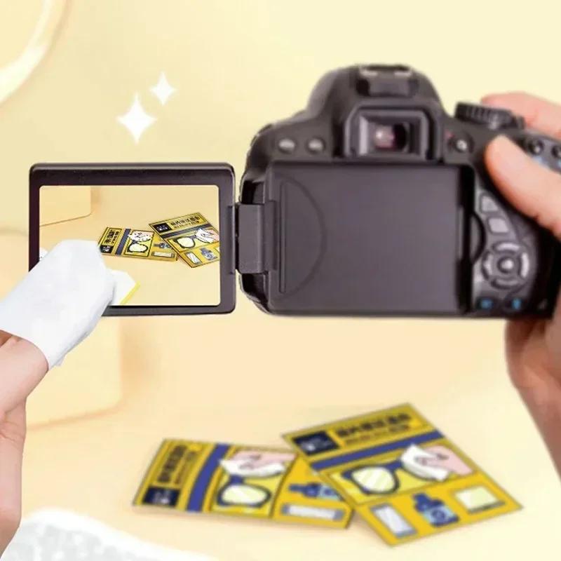 200 Pieces Glasses Wipes Anti-fog Screen Cleaning Cloth Accessories Alcohol Wipe Pad Lens Cleaning Wipes Microfiber Tools
