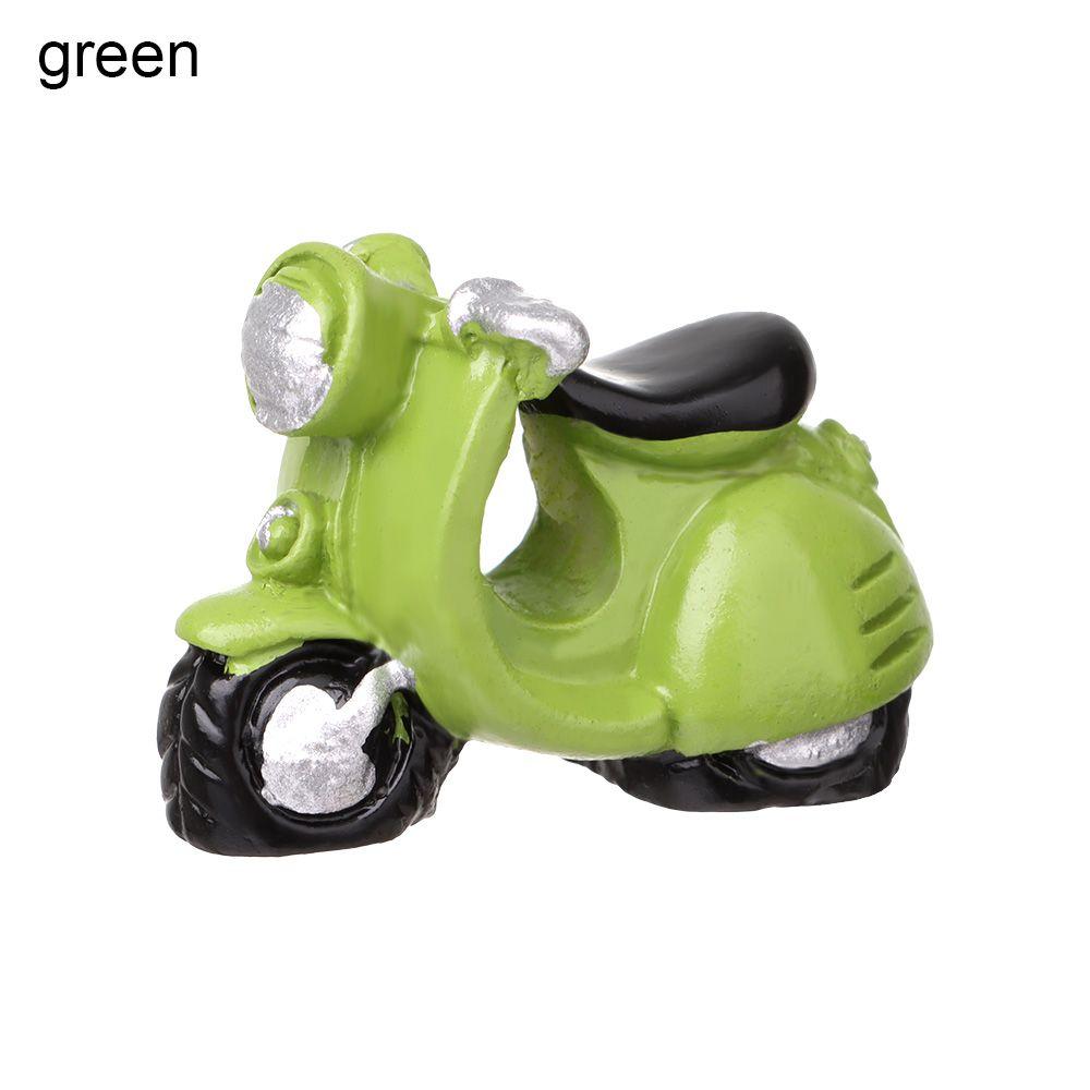 Scale Kids Toy Doll House Ornaments Resin Craft Dollhouse Motorcycle Miniature Tricycle Fairy Garden Dolls Accessories