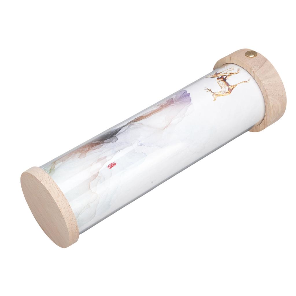 Corner Night Light Wooden Base Rechargeable Painting Table Lamp for Bedside Baby Room Living Room Ca