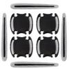 4/8 Pcs EGP Car Door Bowl Sticker Anti Scratch Door Handle Warning Reflective Door Handle Paint Scratch Soft Adhesive Film