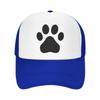 Custom Cool Dog Paw Pattern Baseball Cap Hip Hop Unisex Womens Adjustable Pet Lover Trucker Hat Summer Personalized Dad Hat
