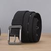 Alloy Buckled Zinc Canvas Belt With Versatile Style For Men Work Travel And