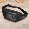 Leder Handytasche für die Taille Herren Multifunktional Brusttasche Umhängetasche Outdoor Sport Trendig