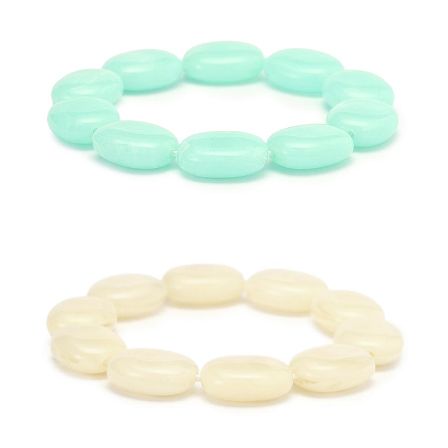 Minimalist Elegant Women Bracelet Beaded 2Pcs Premium Selected Cooling Sensation Acrylic Perfect Gift For Her Leisure Versatile