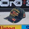 250th Anniversary Vintage American Flag Denim Baseball Cap Unisex