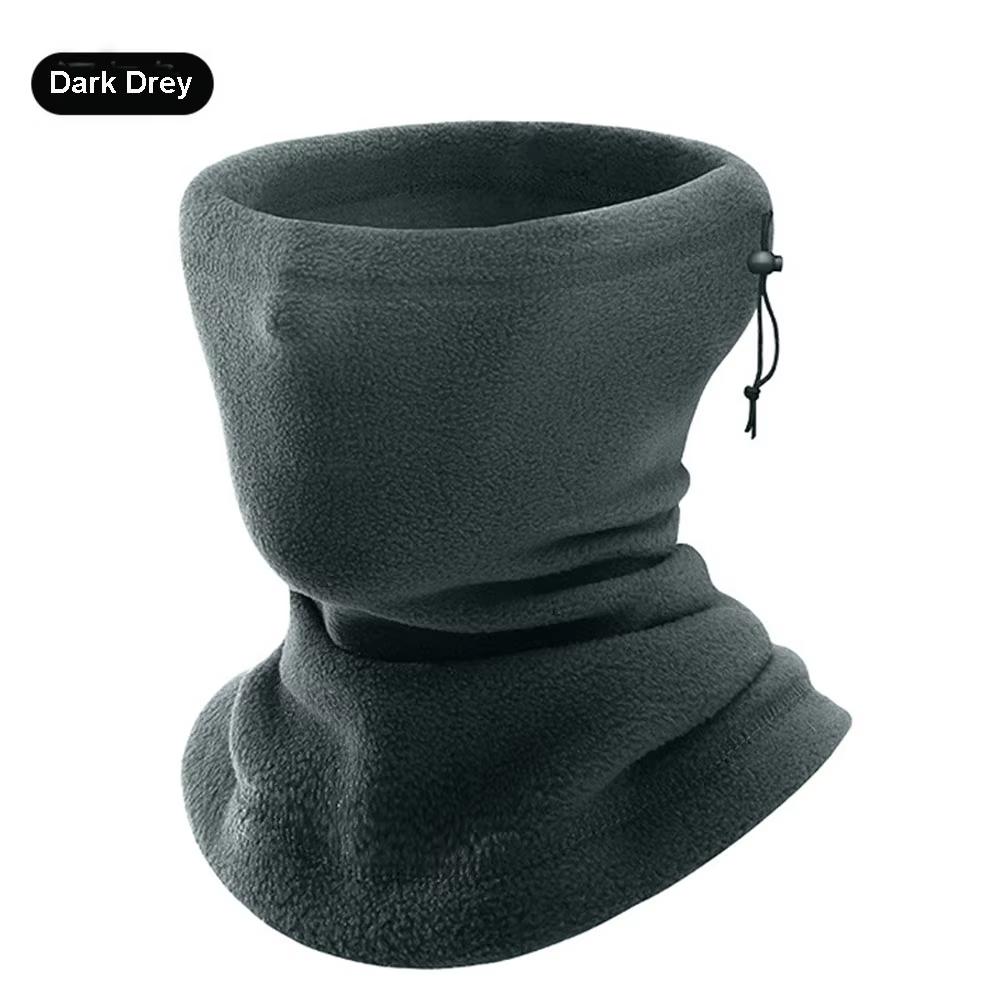 1pc Motorcycle Face Mask Winter Warm Balaclava Motorcycle Half Face Mask Black Warm Fleece Neck Scarf Riding Biker Windproof