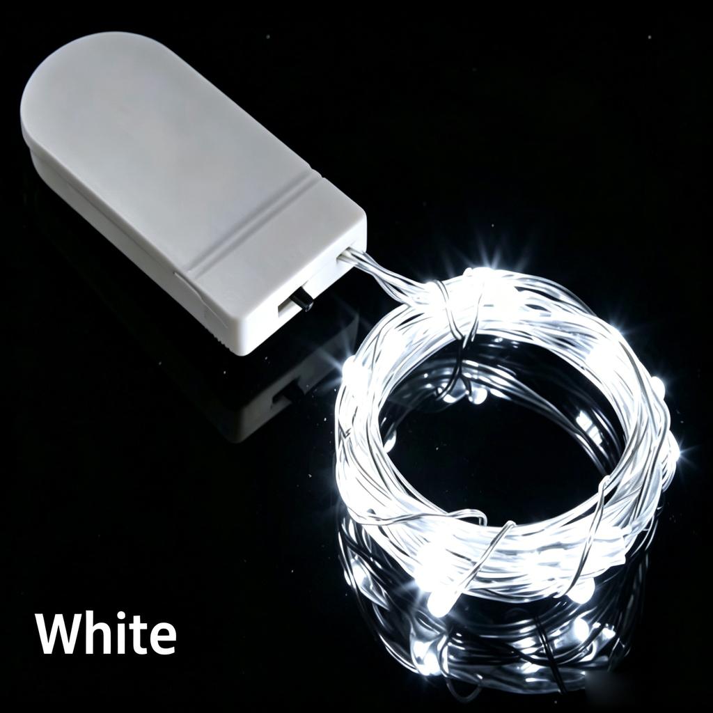 LED Copper Wire Fairy Lights Battery Powered Garland Fairy Lighting Garland DIY Wedding Party Christmas Decoration