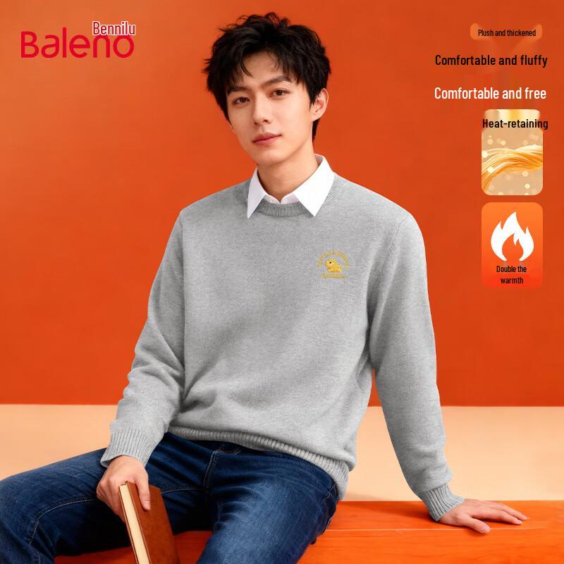 

Baleno Men s Winter Round Neck Knit Sweater XL