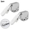 2 Sets Snap Lock Automatic Spring Cold Rolled Steel + Nylon