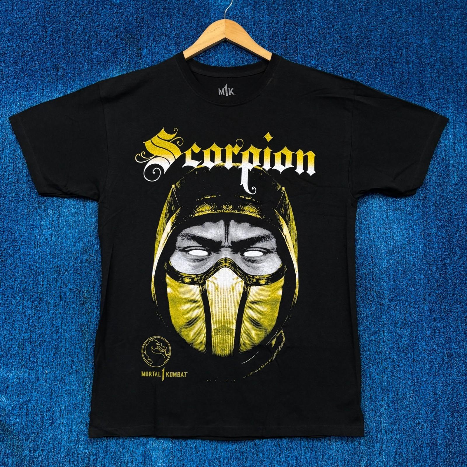 Scorpion Get Over Here Catchphrase Mortal Kombat Game Tee L Unisex T-Shirt XXXXL
