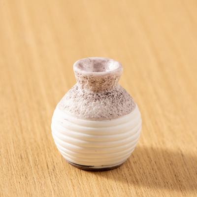 1:12 Puppenhaus Miniatur antike Vase Blumenarrangement Flasche kleine Öffnung leere Vase Hausgarten Dekor Puppenhaus Zubehör