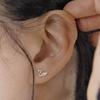 Baked Alaska [SILVER] Swan Earrings